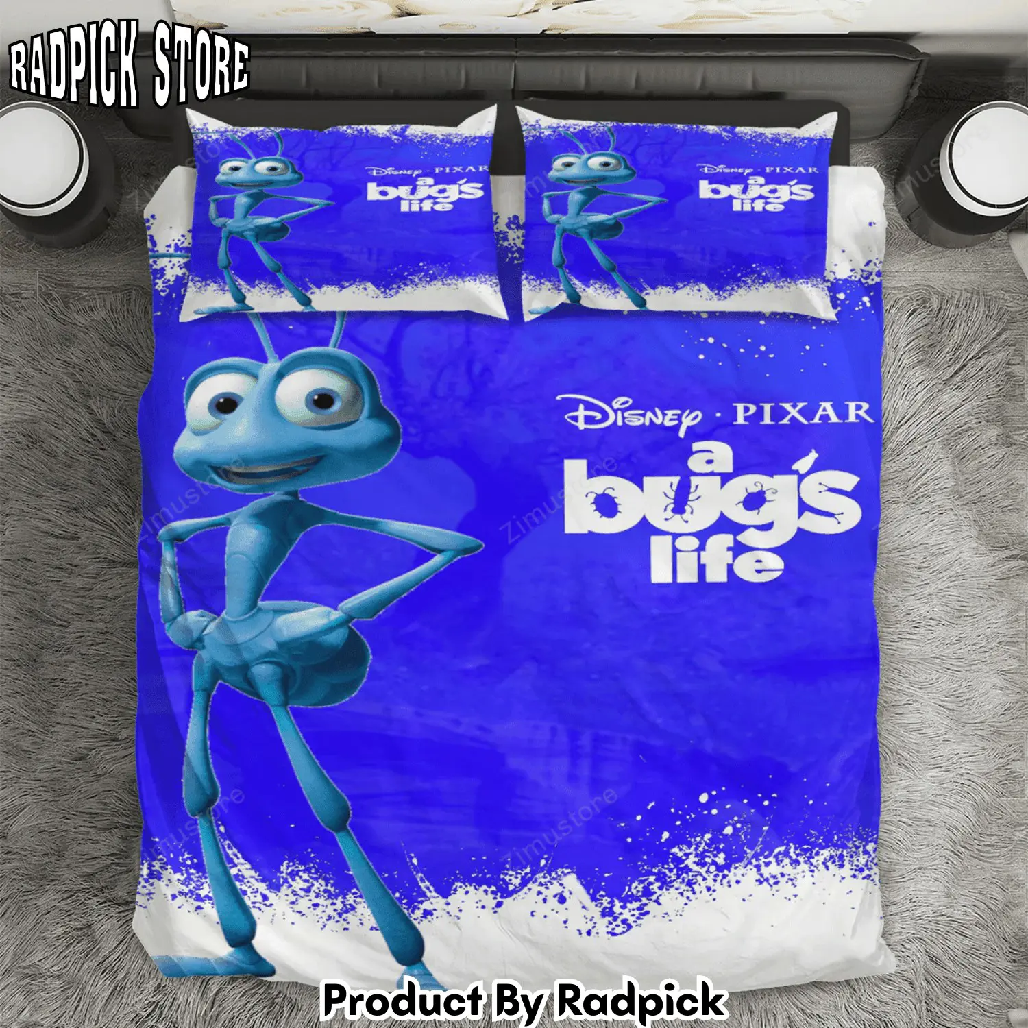 Radpick a bugs life poster 4 3pcs 3pcs bedding set duvet cover and pillow cases gift for fan rp3278928